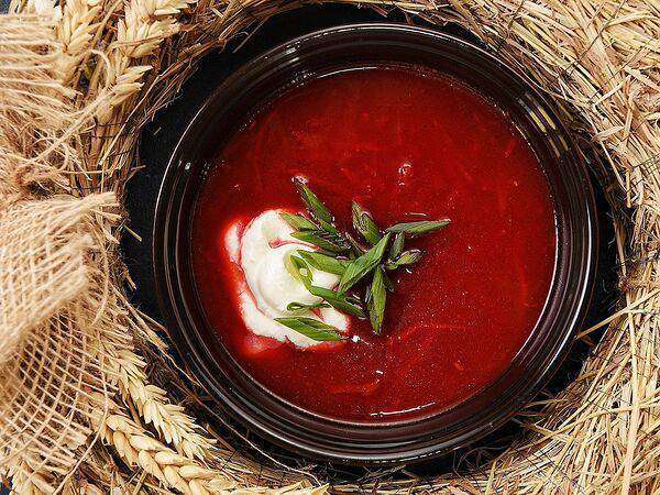 Смокерная BBQ - Копчёный борщ с брискетом