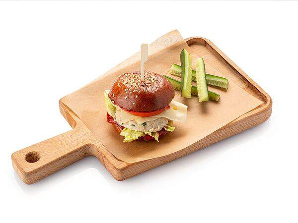 Шоколадница - Мини-бургер с котлеткой из индейки и курицы