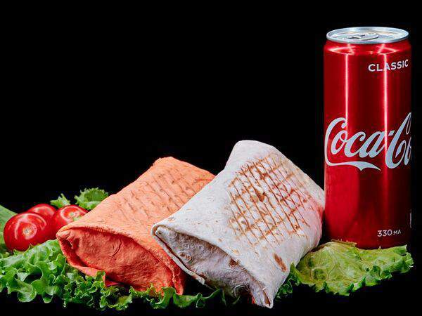 Лавашик - Две шаурмы Стандарт и Кола