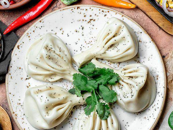 Бакладжан - Хинкали с сыром и зеленью