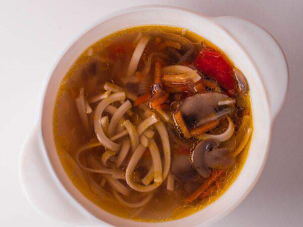 Good обед - Суп грибной с домашней лапшой