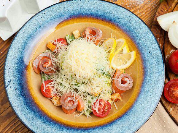 Трапеза - Цезарь с сёмгой