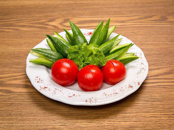 Оджахури - Свежие овощи