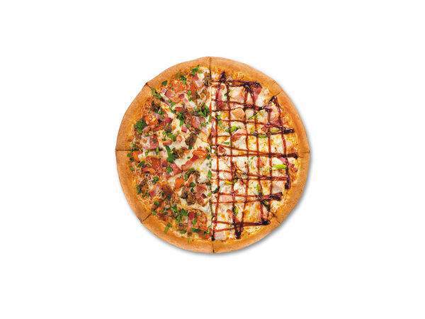 Алло! Пицца - Пицца Мясной пир и Чикен Барбекю