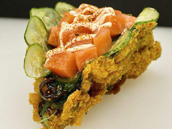 Слонабысъел - Суши-такос с форелью