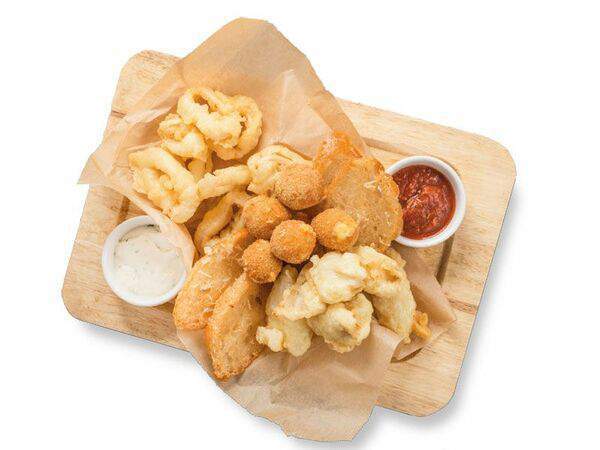 Фёст на Первомайской - Кляр ассорти с рыбой и сырными шариками