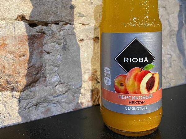 Мясной ресторан Ребро - Сок персиковый Rioba