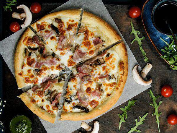 Foodmarket #FaceRoll - Пицца Грибная с беконом