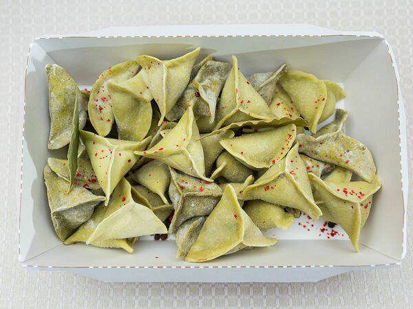 Столица деревень - Пельмени из Омутинской баранины в тесте из чабреца с мятой