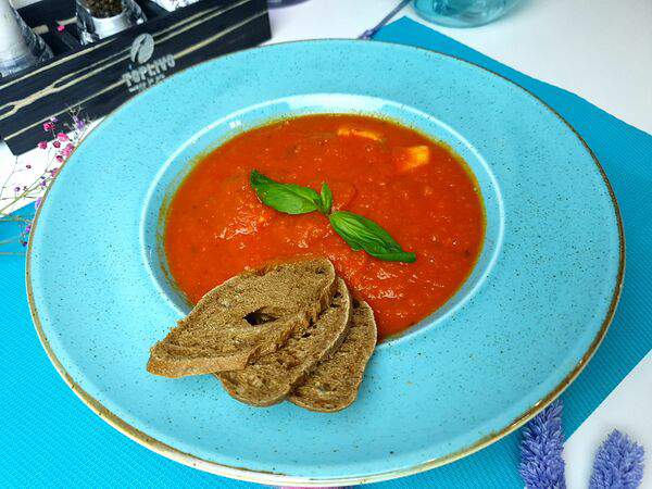 Toplivo - Суп томатный с морепродуктами