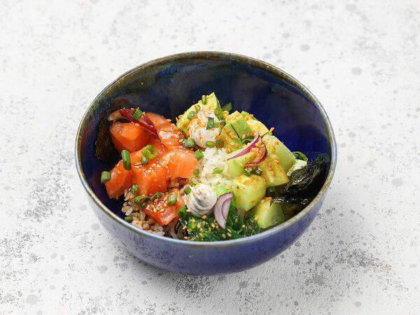 Васаби - Поке лосось