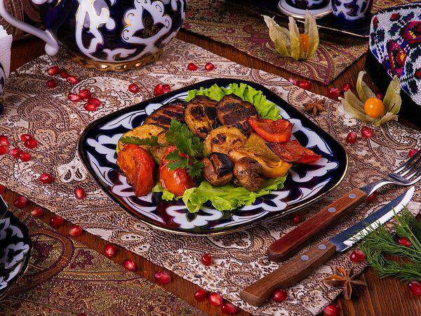 Чайхона lounge - Овощи на мангале