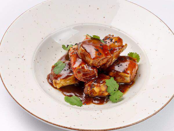 Магадан - Фаланги, запечённые под острым соусом