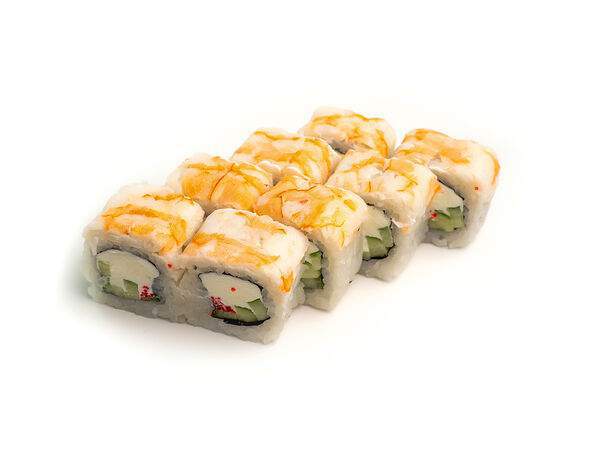 Суши маркет Кухня Солнца - Ролл Сливочный с креветкой