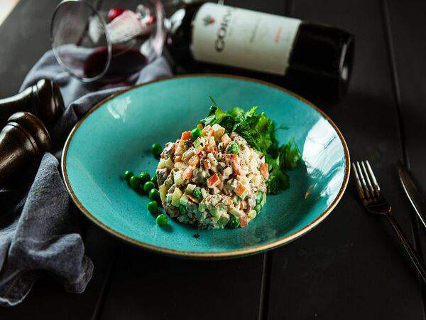 Поющий Лосось - Оливье с телятиной