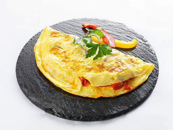 Мастер ланч - Омлет с помидором и сыром