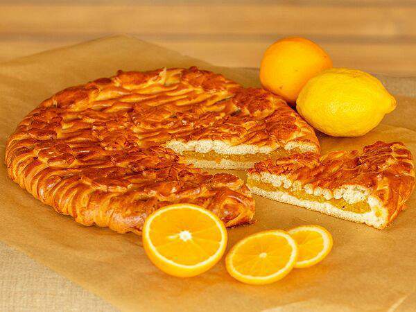 Плюшки Ватрушки - Пирог цитрусовый