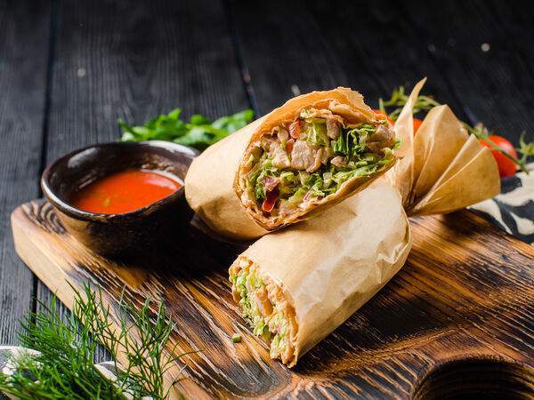 Маймун - Шаверма с соусом Сацебели