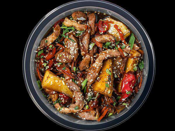 Eattery - Свинина с овощами в тайском соусе