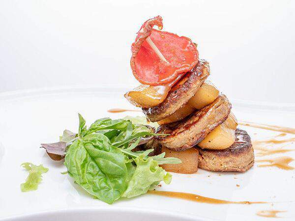 Le Noir - Печеночники с карамелизированной грушей