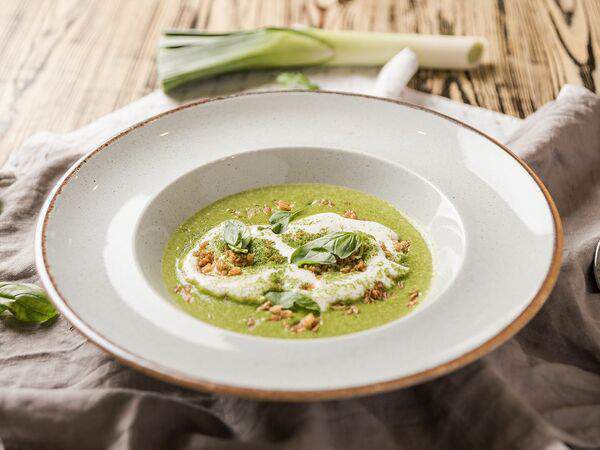 Сентропе - Суп-крем из шпината