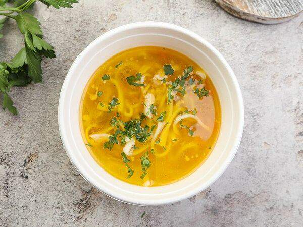 Хинкали Котэ - Куриный суп с домашней лапшой