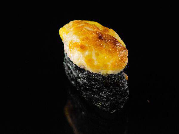 Cити ролл - Запеченный гункан с креветкой