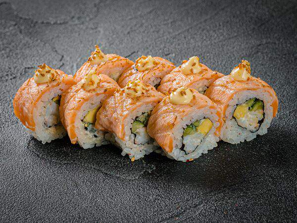 Jimoto - Обожженный лосось, креветка