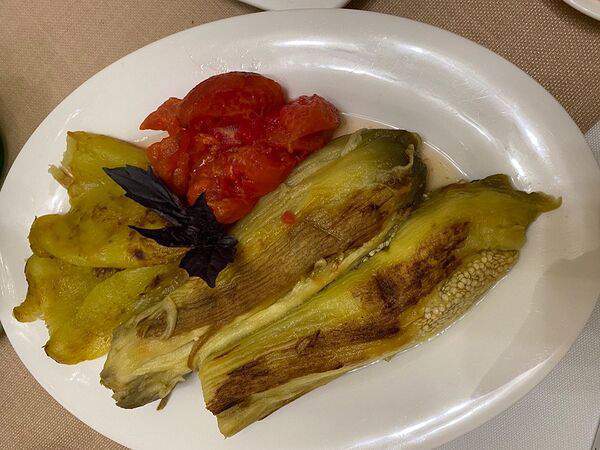 Сенат - Овощи на мангале