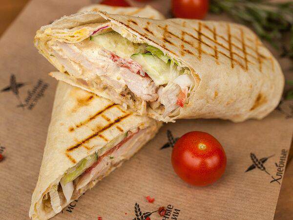 Хлебные истории - Шаурма с курицей