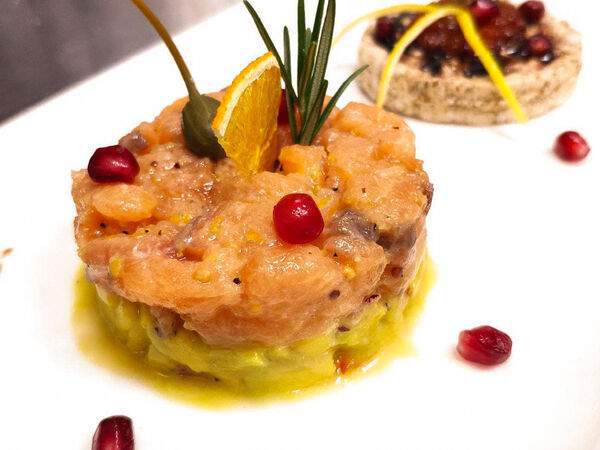 Ristorante Da Claudio - Тартар из лосося с лимончелло