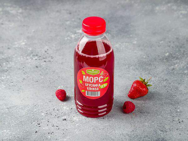 Магбургер №043 - Морс Клюква-брусника