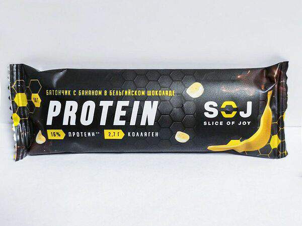 Baggins coffee - Батончик Protein soj slice of joy с бананом