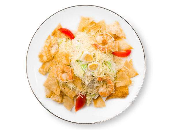 Эларджи - Салат Цезарь с креветками