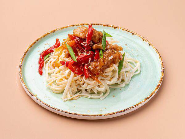 Столовая Розмарин - Лапша удон с курицей