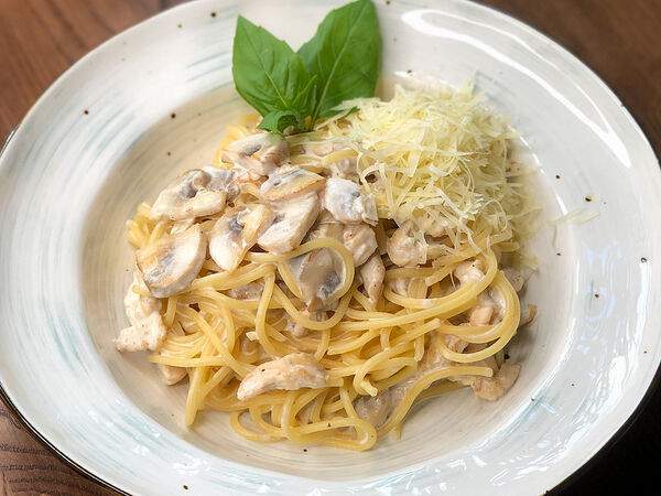 Sw bar - Паста с курицей и грибами