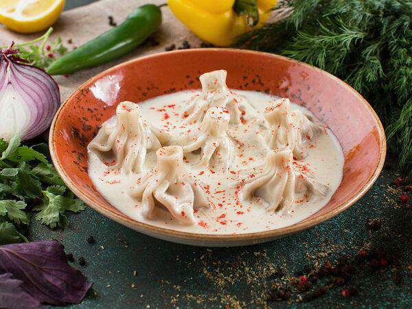 Ткемали - Мини хинкали с телятиной