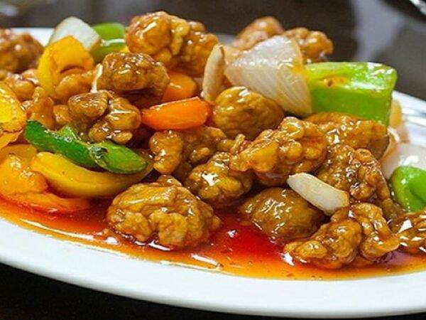 Арт кафе carpe diem - Свинина в кисло-сладком соусе