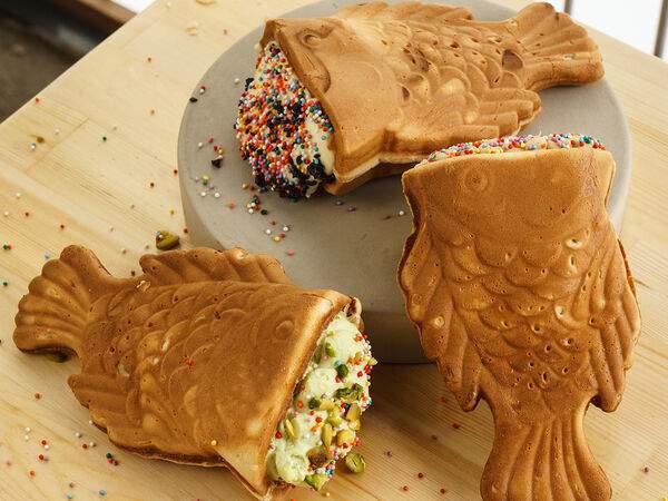 Ойши - Тайяки с фисташковым кремом