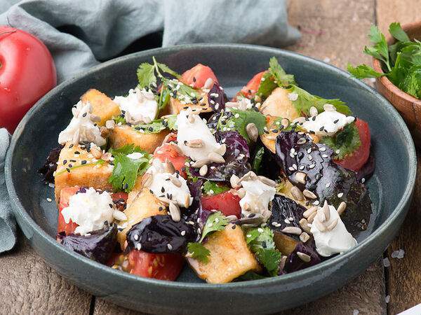 Пряности & Радости - Салат с хрустящими баклажанами