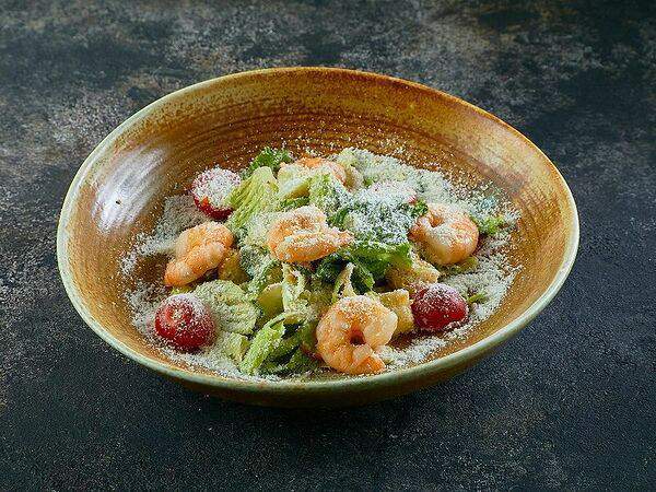 Двор Помидор - Цезарь с креветками