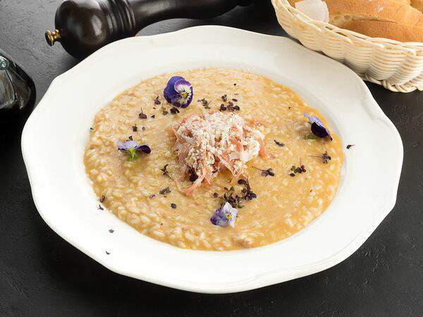 La Scala Trattoria Ignazio - Ризотто с пармезаном, фуагра и пармой