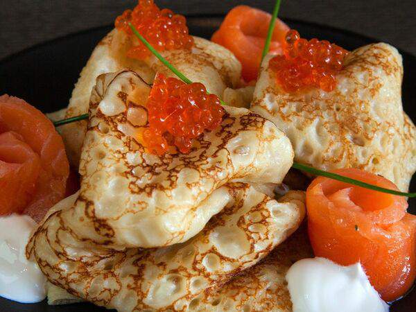 Стейк-Хаус - Блинчики с сёмгой