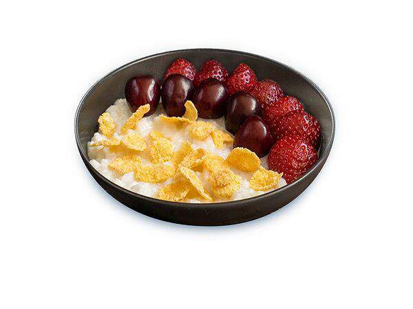 Крутил Вертел - Каша с клубникой и черешней