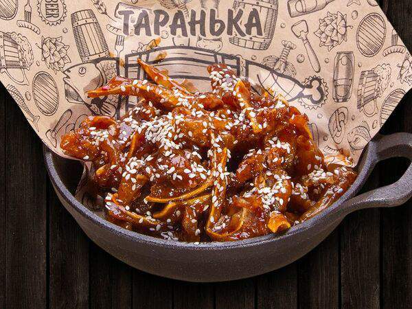 Таранька бар - Свиные ушки в кисло-сладком соусе