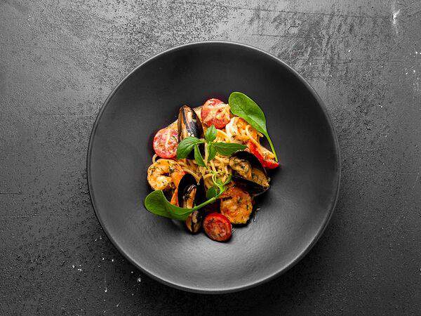 Loft Cafe - Спагетти с морепродуктами