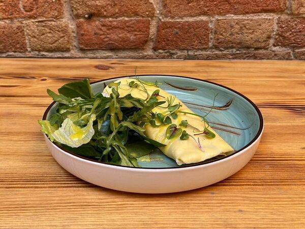 Food Store - Омлет со сливками и свежим салатом