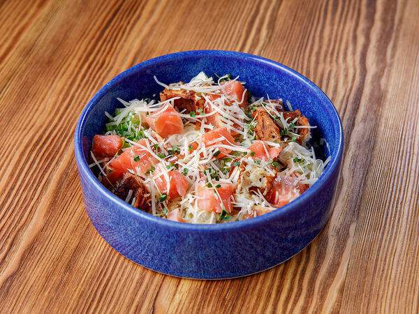 CoffeeВарим - Салат Цезарь с лососем