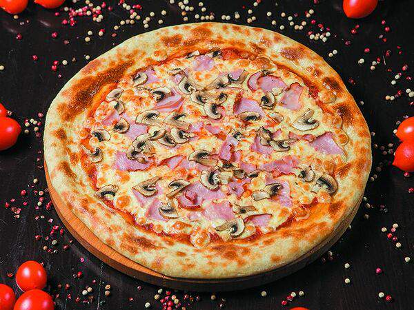 Вкусно Готовится - Пицца Ветчина и грибы