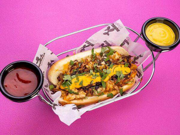 Bubble Dogs - Cheese Steak с курицей и грибами